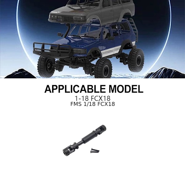 RCGOFOLLOW 1st Stål Design Universal Drivaxel För 1/18