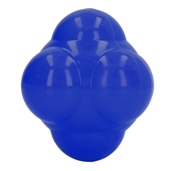 Reaksjonsball Gummi Lys farge Hex Reaction Trainer Ball for å forbedre håndens øyekoordinasjon Agility Blå