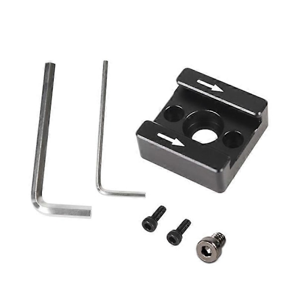 1 Sæt 1/4 Gevind Kold Hot Shoe Mount Adapter til DSLR Kamera Cage Rig /Flash /LED Lys /Mikrofon.pa