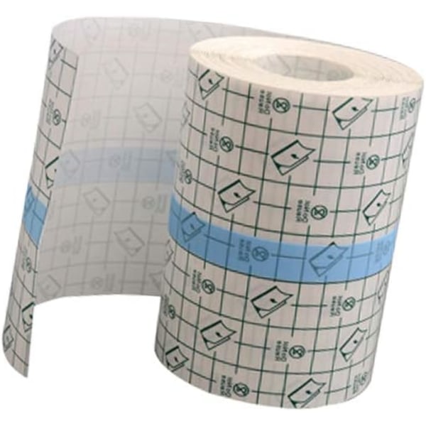 Vattentätt genomskinligt bandage PU aluminiumtejp 10cmX10m medicinsk gipsstretch sårkompresser tatueringsbandage