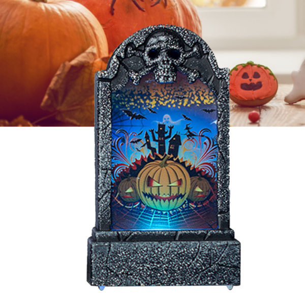 Halloween Tombstone Light Special Patterns Festival Dekorativ Lampa för Bar Party Hem pumpa