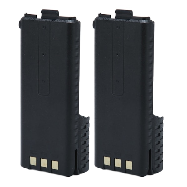 2 stk. Walkie Talkie Li-ion batteri 3800mAh Erstatning 2-vejs Radiobatteri til BAOFENG BF UV5R 5RA 5RB 5RC 5RD 5RO 5RE