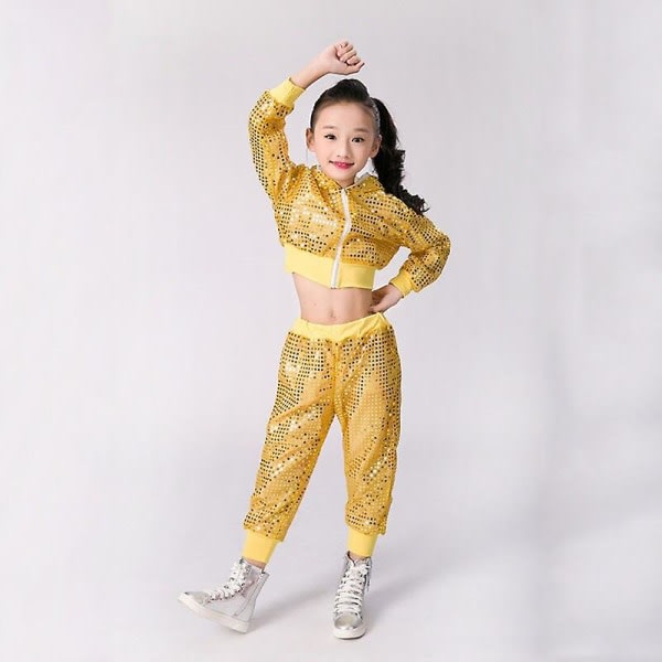 2st Modern Girl Jazz Dancewear Barn Hip Hop Kostymer 150cm