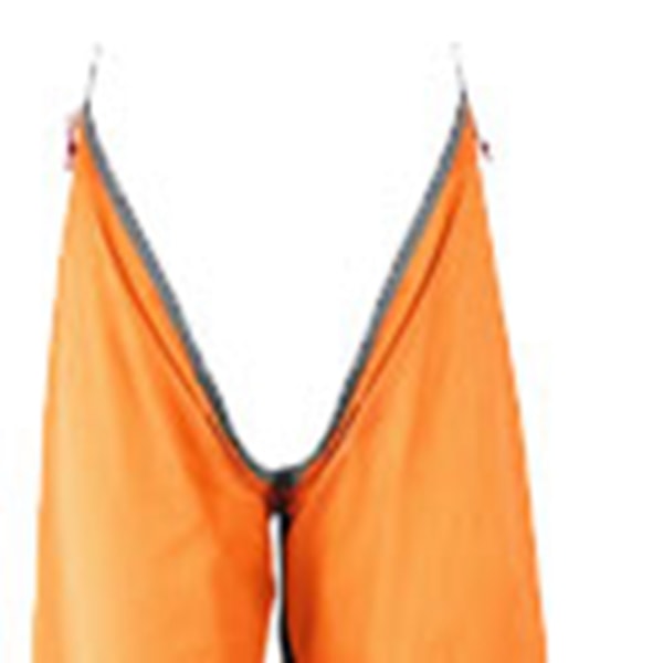 Regnbukser Vandtæt sidelynlås Letvægts justerbare regntætte bukser til vandring udendørsbrug Orange