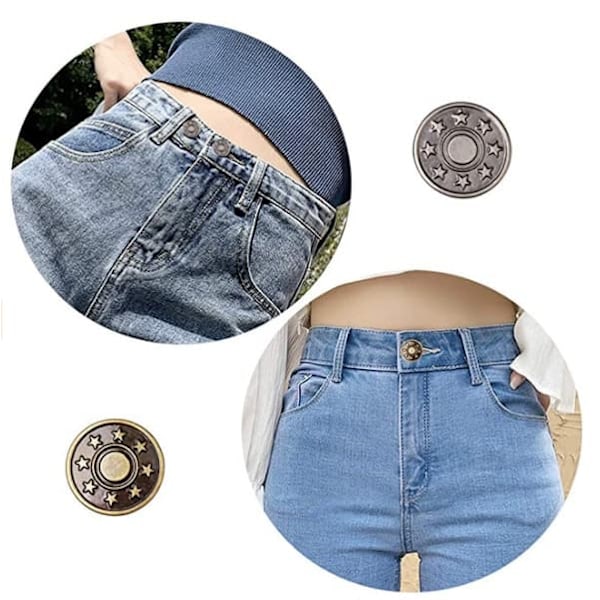 50 stk jeansknapper 17 mm—pa