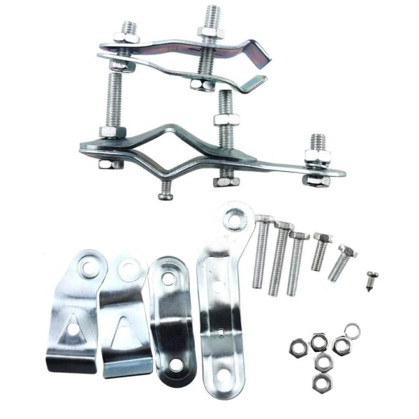 Cykel 12V 6W Generator Strålkastare Bakljus Kit Friktionsdynamo Ljuspaket_paris