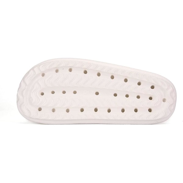 Tøfler Stødabsorberende Blødt EVA Skum Slip-on White Vit