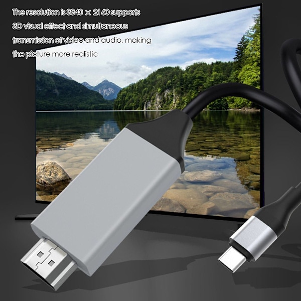 Typ-C till HDMI-adapterkabel 30HZ