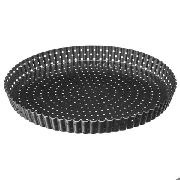 Pajform - Avtagbar - 28 cm - Metall - Perforerad - Grå