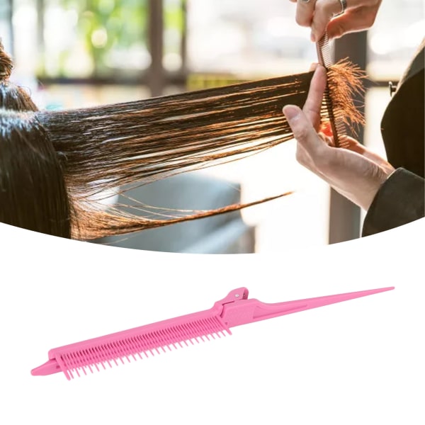 Rat Tail Clip Comb Professional Pink Highlighting Comb -hiusten muotoilutyökalu suoristavaan värjäykseen