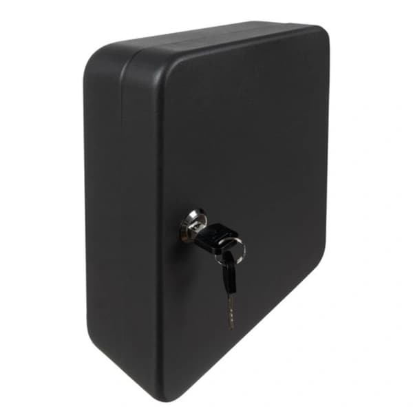 Key Box, 48 Key Hooks Wall Mount Key Cabinet Lock Box, Car Key Holder, Lockable Key Storage Box