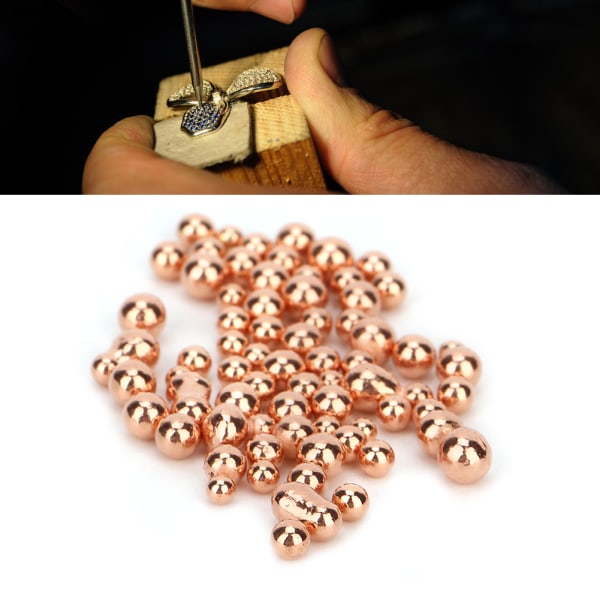 10g / pose Smykker Reparation Perler Smykker Processing Tools Accessories Rose Red