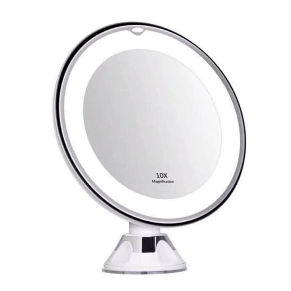 10x suurennuspeili LED-valolla