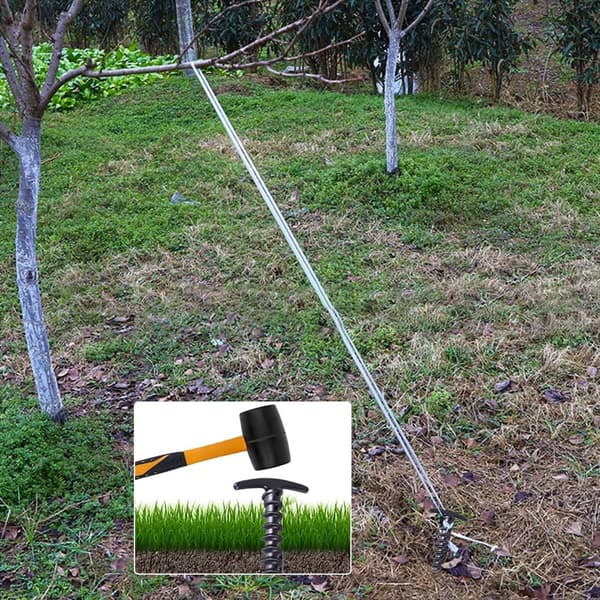 Teltplugger 10-pakning Markspiker Teltplugger, 5,7 tommer T-form