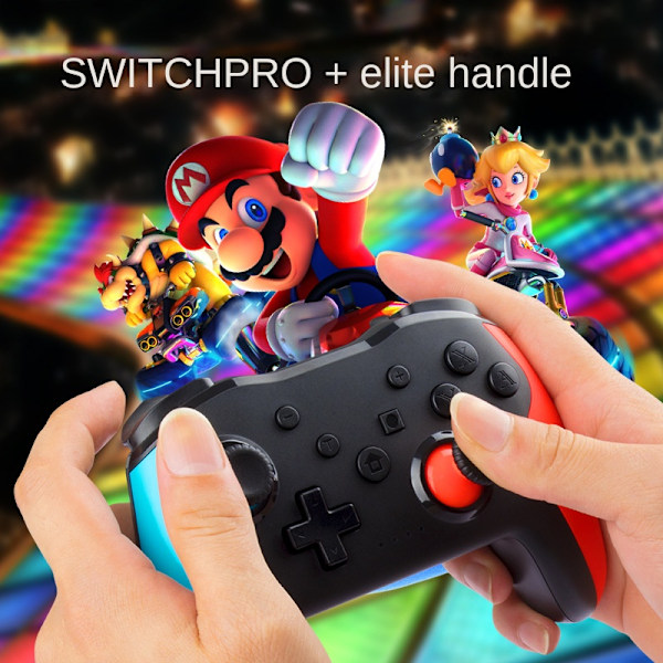 Switch-spelkontroll Bluetooth trådlös handkontroll gyroskop dubbel vibration Android-surfplatta Black Myth Wukong Black, blue, red