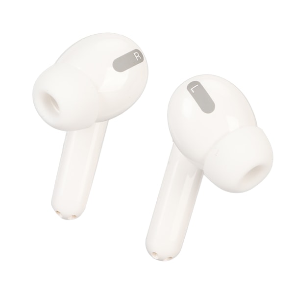 Trådlösa hörlurar Bluetooth 5.0 LED digital skärm 24 timmars speltid HiFi-sporthörlurar för musik Vit