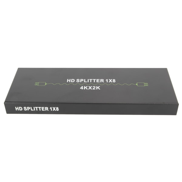 4K HD Multimedia Interface Splitter 1x8 1 in 8 Out HD Multimedia Interface Splitter Splitter Extender 100?240V EU-kontakt