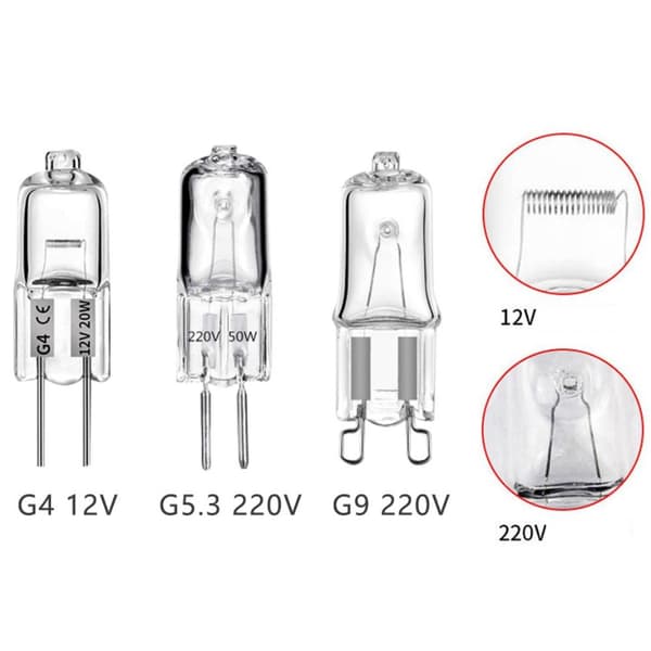 Halogenlamper G4 G5.3 Glødepære