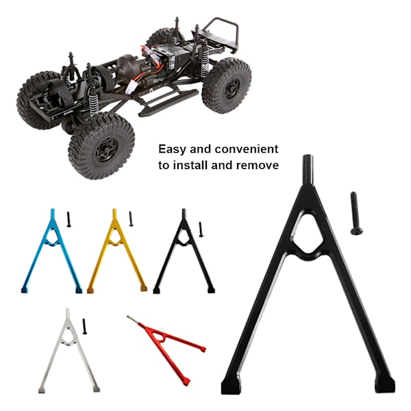 1/2/3/5 Forreste Trigon Støttestang til AXIAL SCX10 Forreste Trigon Gul yellow 1Set