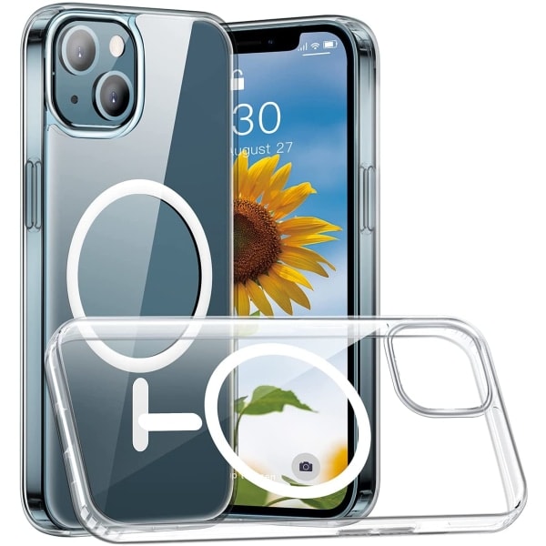 Transparent Mobilskall Kompatibelt med MagSafe-lader for iPhone 13 Pro Max