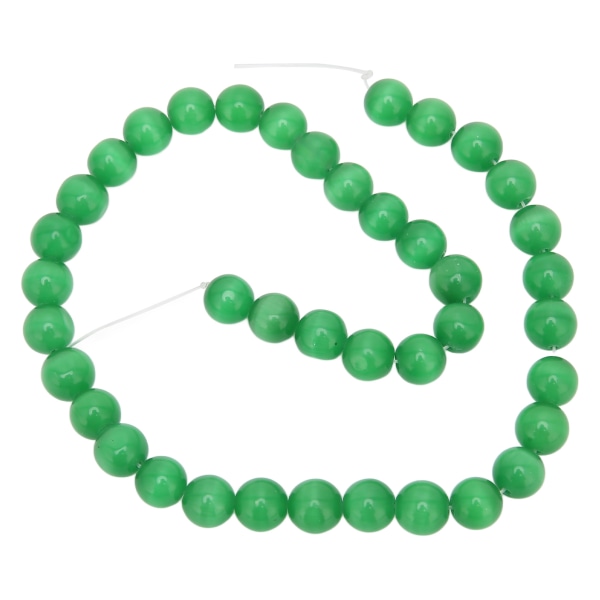 10 mm smykker gør-det-selv stenperle Delikat halskæde Armbånd Håndværk Perler til smykkebutikMørkegrøn