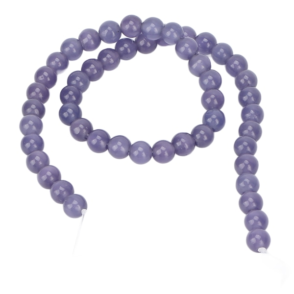 Naturstein Spacer Beads DIY Stone Beads Tilbehør for Halskjede Armbånd Smykker CraftLilla