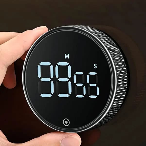 Digital timer med magnet och LCD-skärm - Köksklocka
