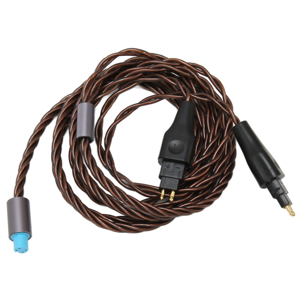 Erstatningshodetelefonkabel Sølvbelagt kobberøretelefonkabel for SENNHEISER HD650 HD660S HD6XX HD600 HD660 HD580