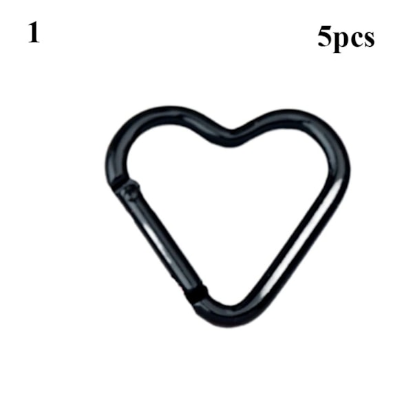 5 stk Vår Hjerte-Ring Spenner Karbinhake 1 1