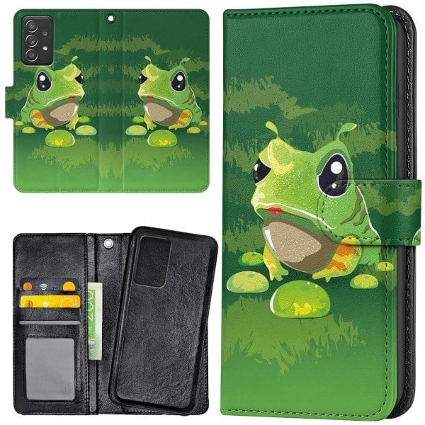 Samsung Galaxy A52/A52s 5G - Plånboksfodral/Omslag Frog Flerfärgad