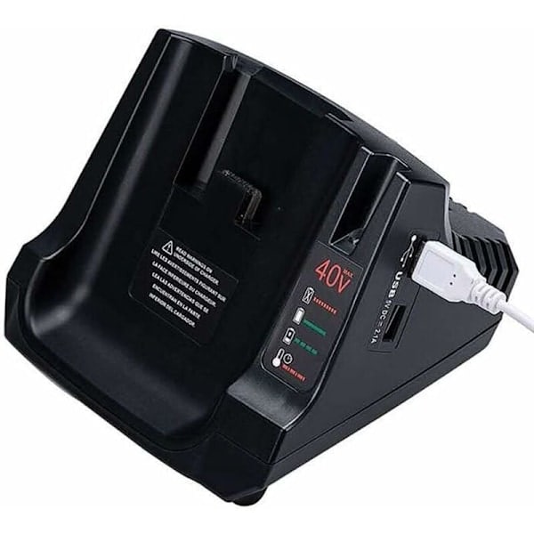 Paris_Erstatningslader LCS36 LCS40 til Black & Decker 36V 40V Max. Litiumbatteri LBXR36 LBX36 LBXR2036 LBX1540 LBX2040 LBX2540 LSW36 LST136 LHT2436.