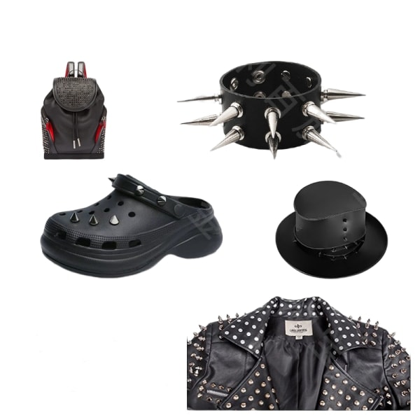 50 KPL Sinkkiseos Punk Cool DIY Goottilainen Pyramidi Niitit Hopea