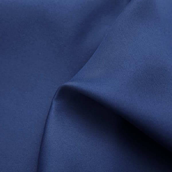 Mörkläggningsgardiner med metallringar 2 st blå 140x245 cm Blue Blå