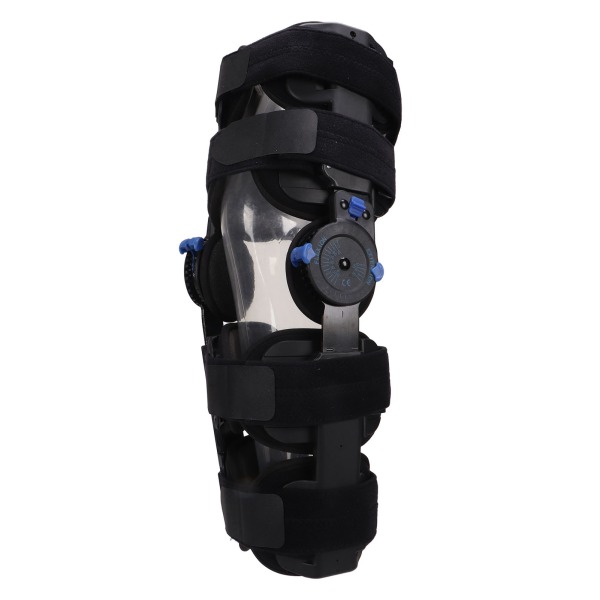 Post-Op knestøtte Justerbar hengslet knestøtte Orthosis Immobilizer Protector for menn og kvinner