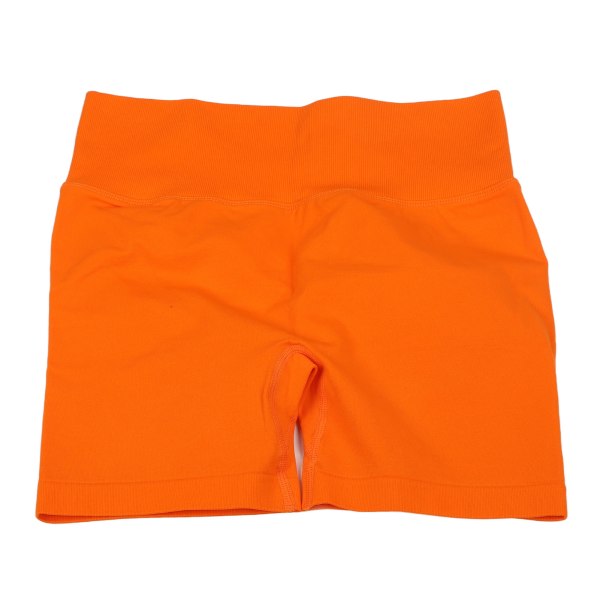 Butt Lifting Yoga Shorts Hög midja Snabbtorkande Lifting Shorts för Dam Lady Large Orange