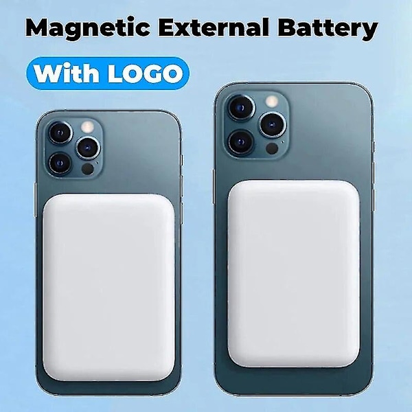 30000mAh bärbar trådlös laddare Macsafe extra reserv extern magnetisk batteripaket Powerbank för iPhone 14 13 12 Pro Max-Bra