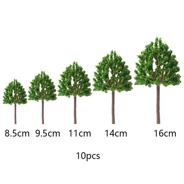10. Trädmodellsimulering Litet træ 14CM 14CM