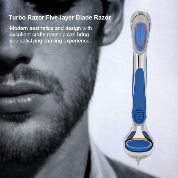 Turbo Razor Viisikerroksinen partateräinen parranajokone partakoneen kasvojenpuhdistustyökalu