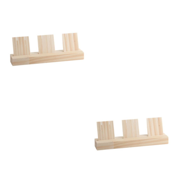 1/2/3 Örhänge Display Stativ Stor Kapacitet för Retail Display Liten 1 Fack 22cm Small 1 slot 22cm 2Set