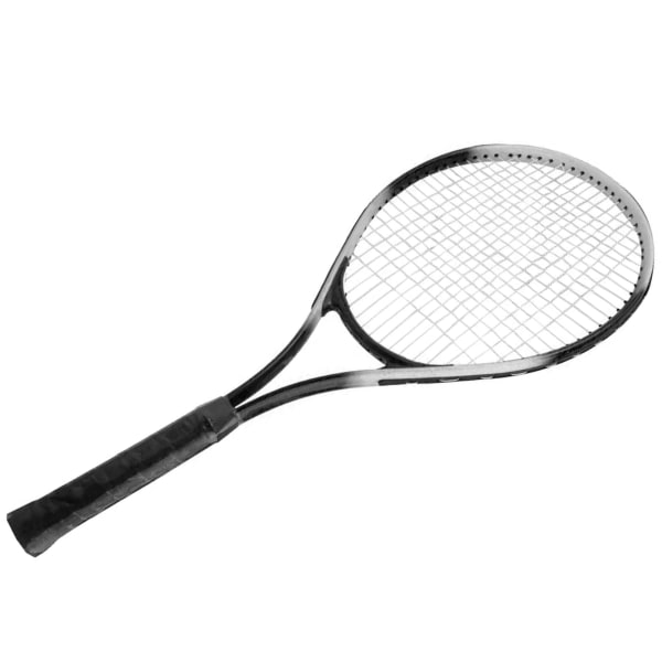 27 tums tennisracket Enkel tennisracket Set för nybörjartävling med bärväska för vuxna Student Kvinnor Män Svart