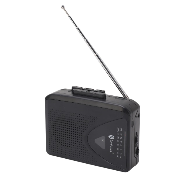 Bærbar kassetteafspiller FM AM Radio Stereokassette MP3-båndafspiller med 3,5 mm stik og højttaler til daglig