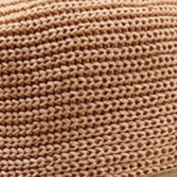 Solhatt for å nyte utendørs i ventilerende mesh og polyester, lett solhatt med solbeskyttelse (khaki)