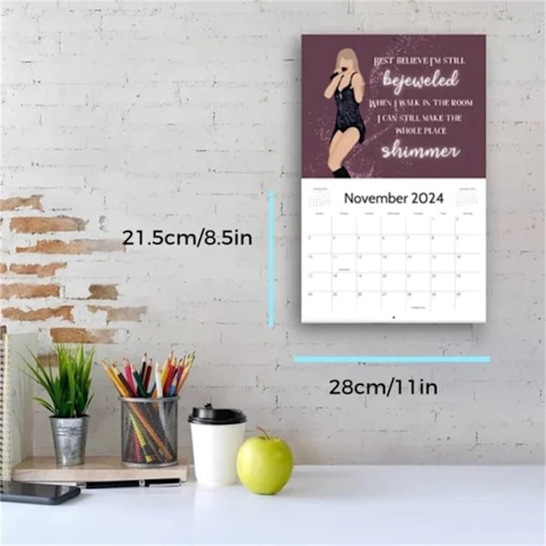 Eras Tour Kalenderplakater Album Cover Kalender Veggkunst