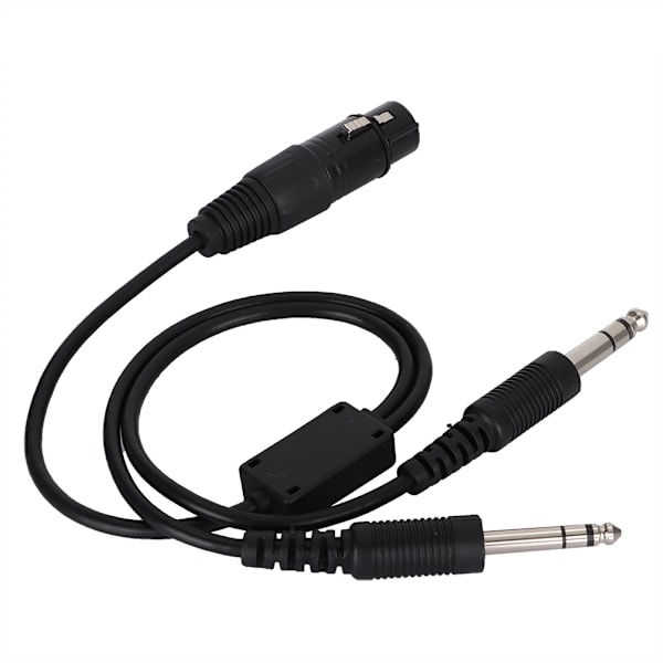 Paris_Headsetadapterkabel for Airbus XLR til GA Dual Plug 5-pinners flyhodetelefoner 0.1