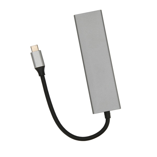 USB C Hub 6 i 1 aluminiumlegering 100W PD Laddning 4K UHD 5Gbps överföring USB C Splitter för TV Monitor Projektor