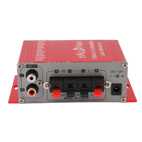 Bilstrømforsterker DC 12V HiFi 20Hz til 20kHz MP3 CD DVD DSP 4 Lydfelt Bilstereoforsterker for musikklydsystem