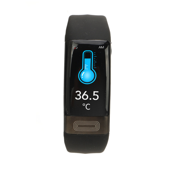 Blodsukkermåler Smart Watch 15 dages batterilevetid Temperatur Puls Søvnovervågning IP67 Vandtæt fitnessur til mænd, kvinder