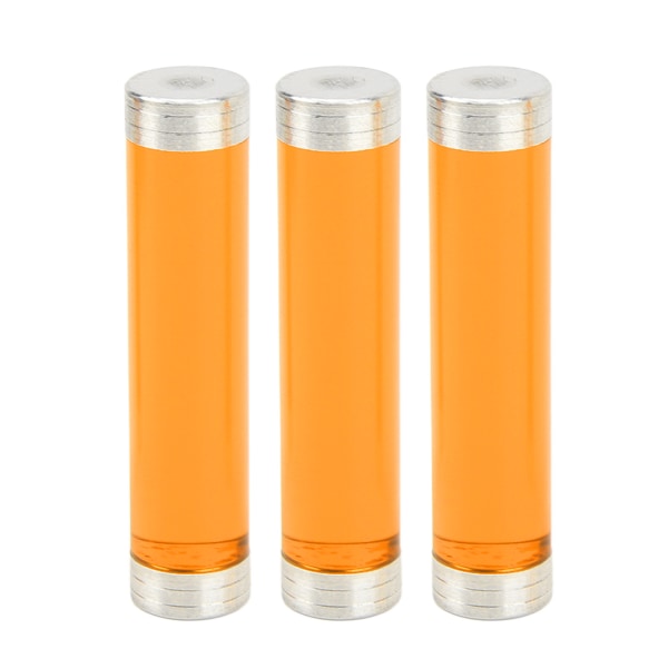 Novelty Spin Pen 3 sektioner Akrylmagnet Fidget Rolling Finger Roterande Penna med Case Orange