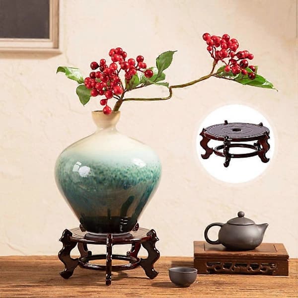 Blomkruka Display Bas Hantverk Figurin Displayställ Vas Liten Akvarium Display Bas