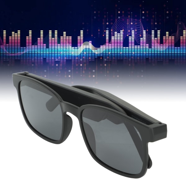 Smart Glasses X 13 Open Ear Style Smart Glasses Lyt til musik Opkald Bluetooth 5.0 Audio Briller Sort
